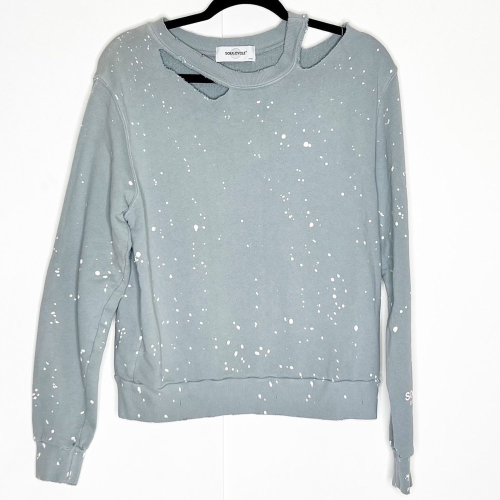 Soulcycle Distressed Sweatshirt‎